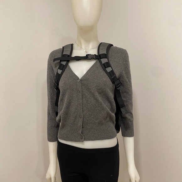 TUMI Compact Laptop Business Brief Gray Backpack